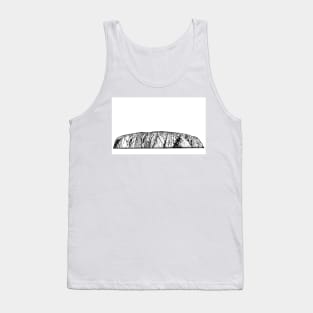 ULURU -  AYERS ROCK  ink painting.1 Tank Top